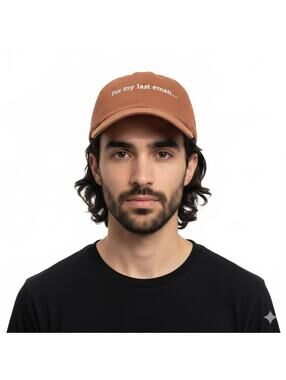 Hat / Mighty Fine "Per My Last Email..." Embroidered Baseball Cap / New